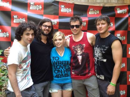 Me with June Divided at Warped Tour Atlanta, 2012
