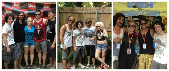 Me at Warped Tour 2012, with: June Divided (left), The Nearly Deads (middle), Might Mongo (right)